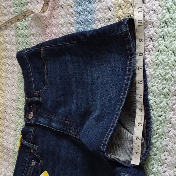 NWT Calvin Klein Size 6 Midrise Classic 5 Pocket Blue Jean Shorts - Picture 9 of 12